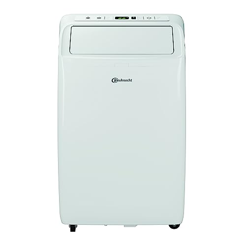 Bauknecht PACF29HP W BK Mobiles Klimagerät zum Kühlen und Heizen/Smarte Sensortechnik/Komfort Schlafmodus/ 9.000 BTU-h/Energie Klasse Kühlung A+,...