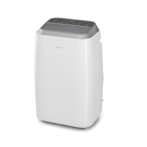 Klarstein Mobile Klimaanlage mit Abluftschlauch, 4-in-1 Klimagerät mit Ventilator, Luftentfeuchter & Nachtmodus, Kleine & Portable Klimaanlage für...