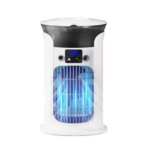 Mobile Klimaanlage Mini Klimagerät, Luftkühler mit 800ml Wassetank Verdunstungskühlung, Kleine Klimaanlage, Air Conditioner Portable, Mobile...