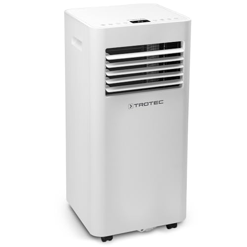 TROTEC Klimagerät PAC 2020 E WiFi – 3-in-1 mobiles Klimagerät mit 2,1 kW Kühlleistung, Entfeuchter & Ventilator, inkl. Fernbedienung,...
