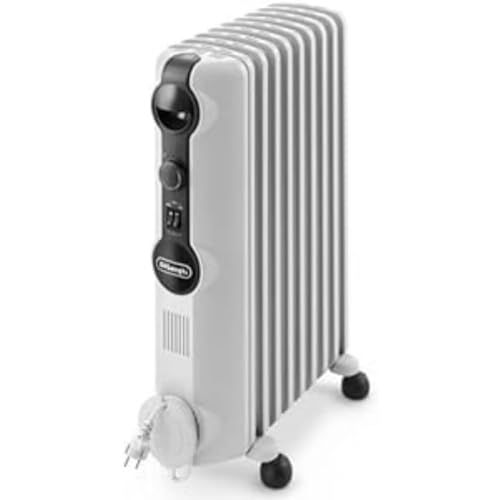 De'Longhi Radiator Radia-S TRRS0715 – 1500 W Heizleistung, stufenloser Temperaturregelung und Frostschutzfunktion