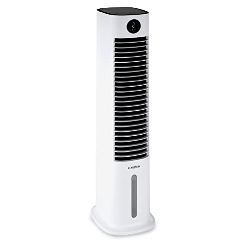 Klarstein Luftkühler mit Wasserkühlung, 5-in-1 Verdunstungskühler, Luftbefeuchter, Ventilator & Luftreiniger, Mobile Klimageräte Luftkühler mit...