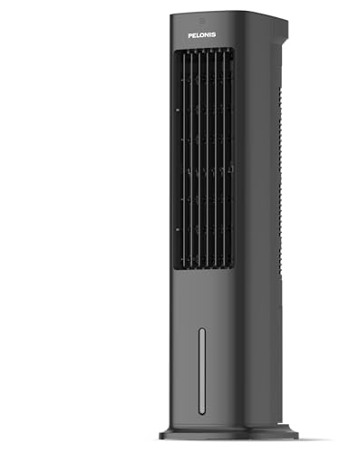 Pelonis 5L Verdunstungskühler mit Fernbedienung, 3-in-1 Tragbarer Luftkühler, Ventilator, Luftbefeuchter & Automatische Oszillation, 3 Stufen Timer...