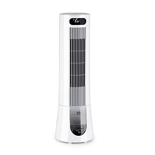 Klarstein Luftkühler mit Wasserkühlung, 5-in-1 Verdunstungskühler, Luftbefeuchter, Ventilator, Luftreiniger & Nachtmodus, Mobile Klimageräte...