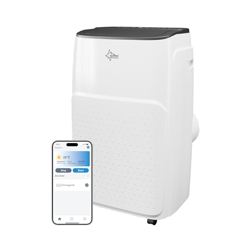 SUNTEC Mobiles Klimagerät Impuls 3.5 Eco R290 – Klimaanlage mobil mit Abluftschlauch – Kühler und Entfeuchter für Räume bis 60 qm – Leise...
