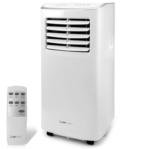 Clatronic® Klimaanlage | mobiles Klimagerät | für Räume bis ca. 28qm | Kühlen, Entfeuchten, Ventilieren | mobiles Klimagerät leise | 7.000 BTU |...