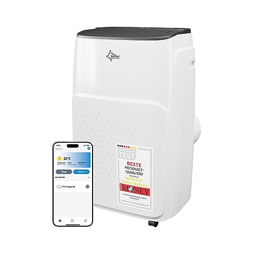 SUNTEC Mobiles Klimagerät Impuls 3.5 Eco R290 – Klimaanlage mobil mit Abluftschlauch – Kühler und Entfeuchter für Räume bis 60 qm – Leise...