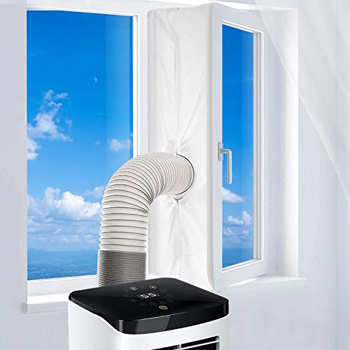 Fensterabdichtung Für Mobile Klimageräte,Klimaanlagen,Wäschetrockner und Ablufttrockner,Hot Air Stop zum Anbringen an...
