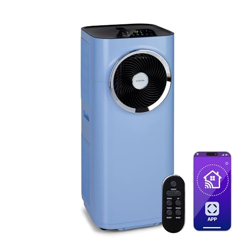 Klarstein Mobile Klimaanlage mit Abluftschlauch, 5-in-1 Klimagerät, Ventilator, Luftentfeuchter, Luftreiniger & Nachtmodus, App-Steuerung, Kleine &...