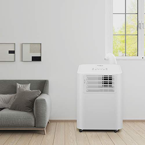 Famgizmo 4 in 1 mobiles Klimagerät - Aircooler, Ventilator, Luftentfeuchter & Schlafmodus Funktion,2.6KW, 5.000 Btu, 3 Ventilationsstufen, 24H Timer...