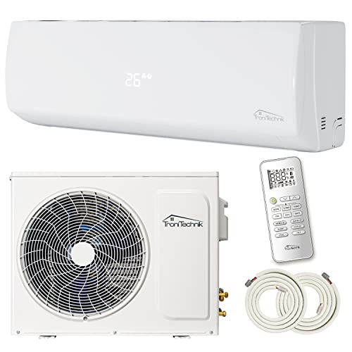 Tronitechnik® Split Klimaanlage Set DALVIK 2 mit WiFi/App Funktion Klimagerät - Kühlen A++/ Heizen A+ - 9000 BTU, Fernbedienung, Timer, Nacht-Modus...