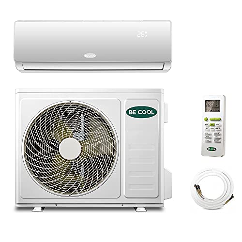 BE COOL Split Klimaanlage Quick Connect, Inverter Klimagerät vorgefülltes Kältemittel R32, 18000 BTU, 64m² Raumgröße, WiFi-Ready, Leise...