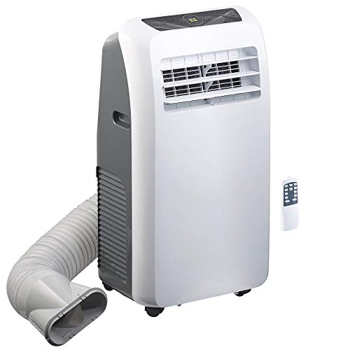 Sichler Haushaltsgeräte Klima Monoblock: Mobile Monoblock-Klimaanlage mit Entfeuchter, 9.000 BTU/h, 2.600 Watt (Klimagerät mit Abluftschlauch)