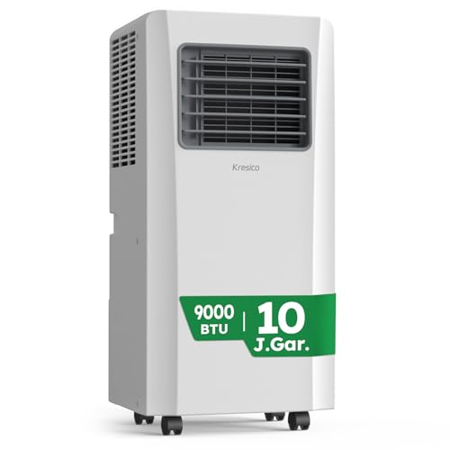 Kresico Mobile Klimaanlage 9000 BTU, Klimaanlage mobil mit Abluftschlauch, Mobiles Klimagerät mit Abluftschlauch für Räume bis zu 33m²/90m³,...