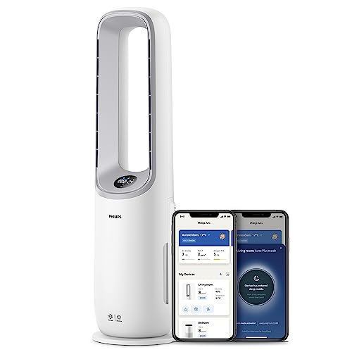 Philips Air Performer 2-in-1: Luftreiniger und Kühlgebläse - Reinigt 70 m², Entfernt 99,97% der Allergene und Schadstoffe. HEPA-Filter,...