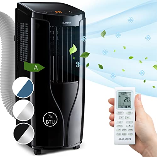 Klarstein Klimaanlage, 4-in-1 Klimagerät, Luftentfeuchter, Ventilator & Nachtmodus, Mobile Klimaanlage mit Abluftschlauch, Leiser Air Conditioner,...