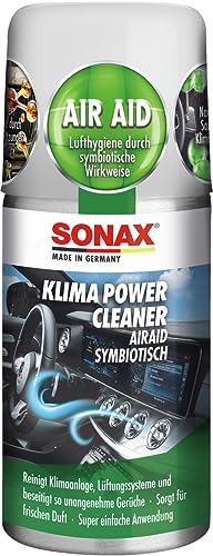 SONAX KlimaPowerCleaner AirAid symbiotisch (100 ml) Klimareiniger sorgt schnell und einfach für langanhaltende Lufthygiene und befreit dauerhaft von...