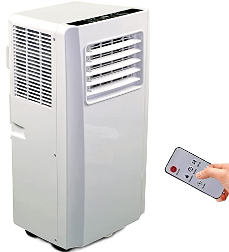 JUNG AIR TK03 mobile Klimaanlage mit Fernbedienung, 2,0 KW, 7000BTU, 60dB, 24h-Timer, Entfeuchtungsfunktion, Klimagerät Mobil mit Abluftschlauch,...