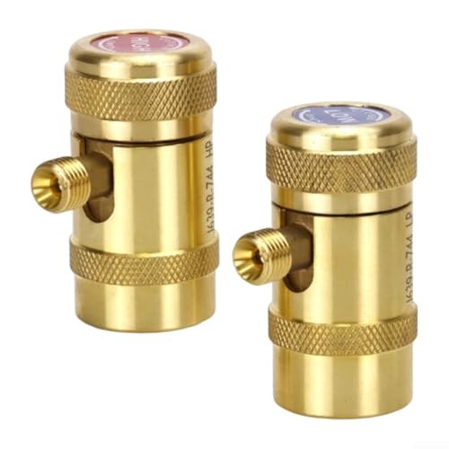 HpLive R744A Deluxe Auto Klimaanlagen Adapter Verstellbarer Schnellverschluss Anschluss für Porsche für Benz Fahrzeuge