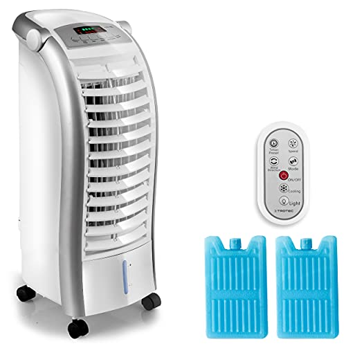 TROTEC PAE 25 Aircooler Mobiles Klimagerät Klimaanlage 3-in-1 Luftkühler Ventilator Lufterfrischer (4 Gebläsestufen, Nacht-Modus, Timer,...