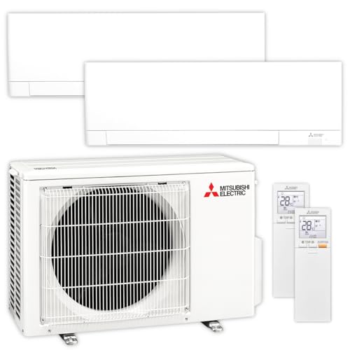 Mitsubishi by ThermoFLUX Multisplit Klimaanlage Set | MSZ-AY | 3,5 kW + 3,5 kW