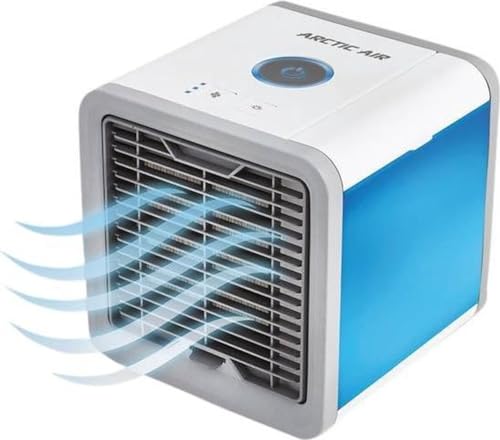 Livington Arctic Air – Luftkühler mit Wasserkühlung - Mobiles Klimagerät ohne Abluftschlauch – Luftbefeuchter - Verdunstungskühler -...