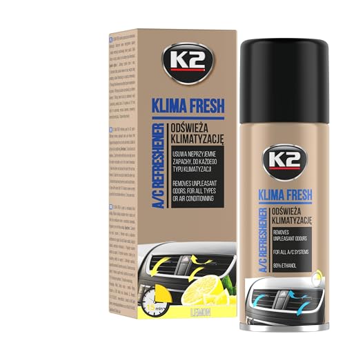 K2 A/C Klima Fresh, Klimaanlagen Reiniger reinigt & erfrischt, Klimaservice, Klimaanlage reinigen. hinterlässt einen frischen Duft, für jedes Auto...