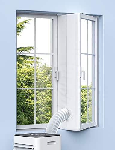 Klimaanlage Fensterabdichtung, Fensterabdichtung für Mobile Klimageräte, Anti-Mücken, Wasserdicht, Windabweisend, Hot Air Stop, Geeignet für...