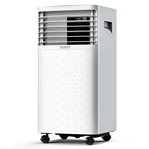 TURBRO Greenland 7.000 BTU / 2,0 KW Mobiles Klimagerät, Luftentfeuchter, Ventilator - 3-in-1 Tragbares Klimagerät für Räume bis zu 25m² -...