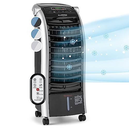 Klarstein Maxfresh - 3-in-1 mobiles Klimagerät: Luftkühler, Ventilator & Luftbefeuchter, 55 Watt, 444 m³/h, 4 Geschwindigkeitsstufen, Oszillation,...