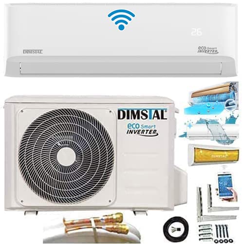 18000 BTU 5,3 kW QuickConnect ULTRA - Split Klimaanlage + Heizung ECO Smart WiFi/Super Ioniser/Self-Clean/Follow Me komplett Set leise inkl....