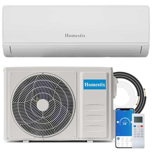 Split Klimaanlage 12000 BTU，4-in-1-Kältegerät mit Heizen, Kühlen, Entfeuchten und Lüften, bis75 m², ultraleise, Fernbedienung & APP,...