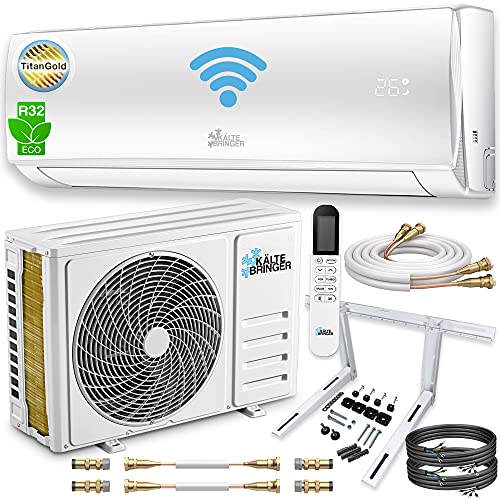 Kältebringer Split Klimaanlage Quick Connect - 12000 BTU - Inverter Klimagerät mit Heizfunktion, WiFi und App - bis 55qm - sehr leise - Komplett...