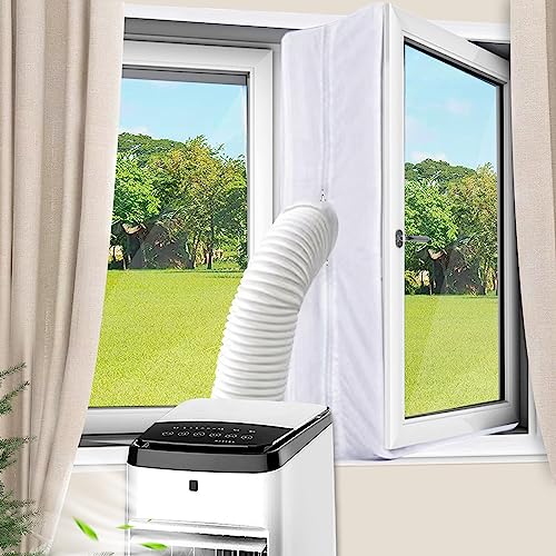 Phantasy® Fensterabdichtung für Mobile Klimageräte, Klimaanlage, Wäschetrockner, Ablufttrockner, Hot Air Stop zum Anbringen an Fenster,...
