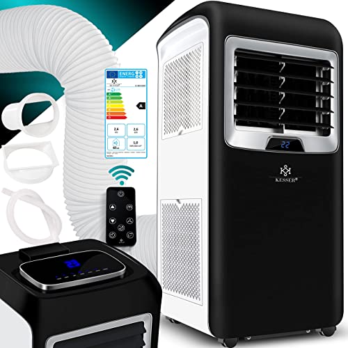 KESSER® - Klimaanlage Mobiles Klimagerät 4in1 kühlen, Luftentfeuchter, lüften, Ventilator - 12.000 BTU/h (3.500 Watt) 3,5 KW Klima +...