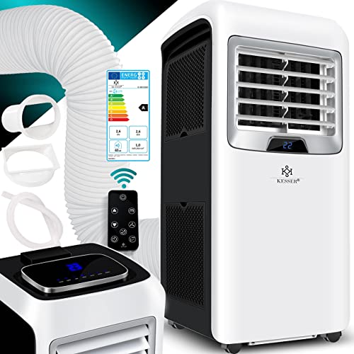 KESSER® - Klimaanlage Mobiles Klimagerät 4in1 kühlen, Luftentfeuchter, lüften, Ventilator - 12.000 BTU/h (3.500 Watt) 3,5 KW Klima +...